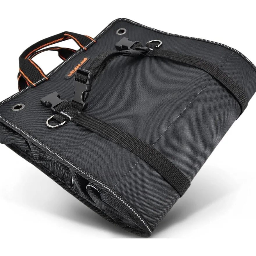 Welkinland Werkzeugrolle zum Aufrollen mit 13 Taschen, 5 davon mit