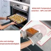 Wellehomi Silikon Backmatte 60x40 cm Antihaft Teigmatte mit Messung und 3