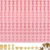Wellehomi Silikon Backmatte für Hundekekse, 2er Set mit 130 Gittern & 2