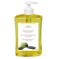 Wellness Massageöl Zitrusfrüchte 500 ml mit Dosierspender