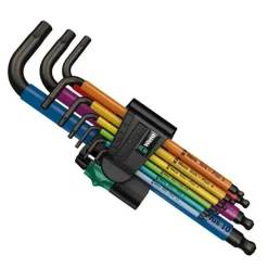 Wera Winkelschraubendreher Satz 950 SPKL/9 SM N SB (mit Halteclip)
