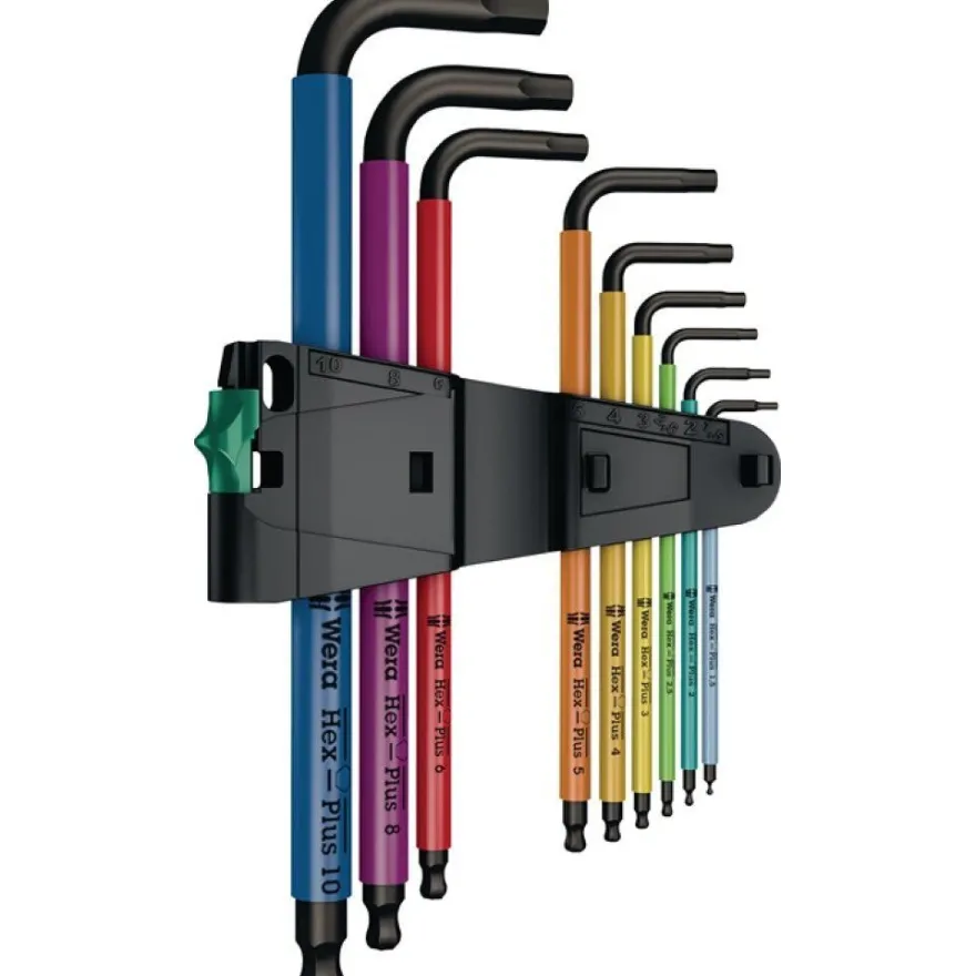 Wera Winkelschraubendreher Satz 950 SPKL/9 SM N SB (mit Halteclip)
