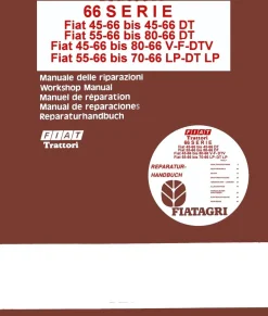 Werkstatthandbuch Reparatur Handbuch Fiat 45 - 66 45 - 66 DT