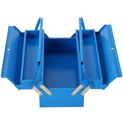 Werkzeugkoffer TB102F, 430x200x160 mm, 3-teilig, Metallbox