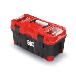 Werkzeugkoffer Werkzeugkasten TITAN Kistenberg Rot 554x286x276