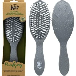 Wet Brush Go Green Treatment & Shine Brush Haarbürste Holzkohle