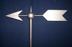 Wetterfahne, Windweiser, Edelstahl, Wetterfahnen Knirsch, Wetterhahn, Geschenk,
