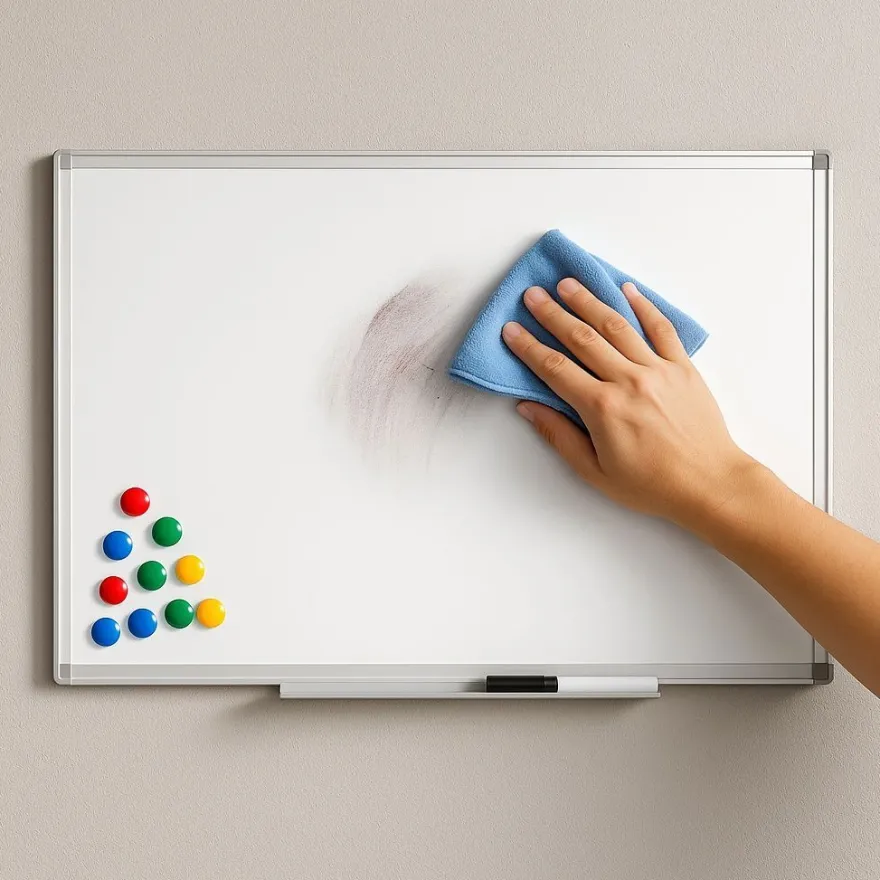 Whiteboard Magnettafel Wandtafel 70x50cm 12 Magnete Präsentationstafel Tafel