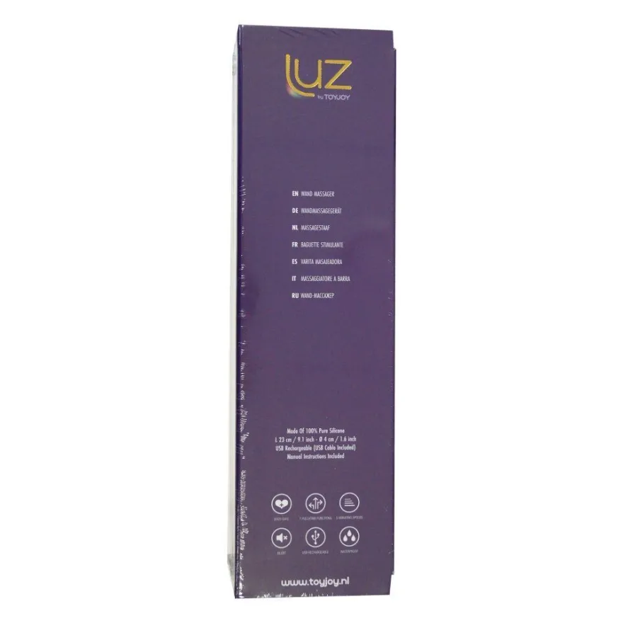 Wiederaufladbarer Lila Zenith Wand Massagegerät