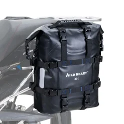 WILD HEART Motorrad Seitentasche 20L/25L Edelstahl wasserdicht, verschleißfest