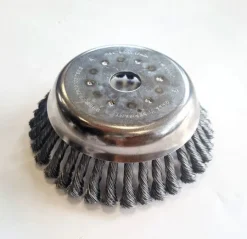 Wildkrautbürste Unkrautbürste Drahtbürste f. Freischneider Motorsense 155x25,4mm