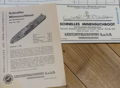 Wilhelmshavener Modell Modellbaubogen 1216 Schnelles Minensuchboot 1:250