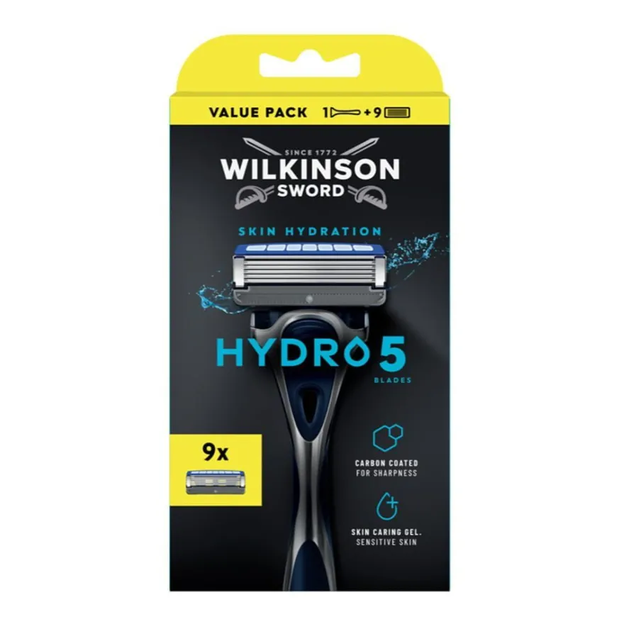 Wilkinson Sword Hydro 5 Skin Hydration Rasierer + 9 Ersatzklingen