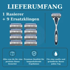Wilkinson Sword Hydro 5 Skin Hydration Rasierer + 9 Ersatzklingen