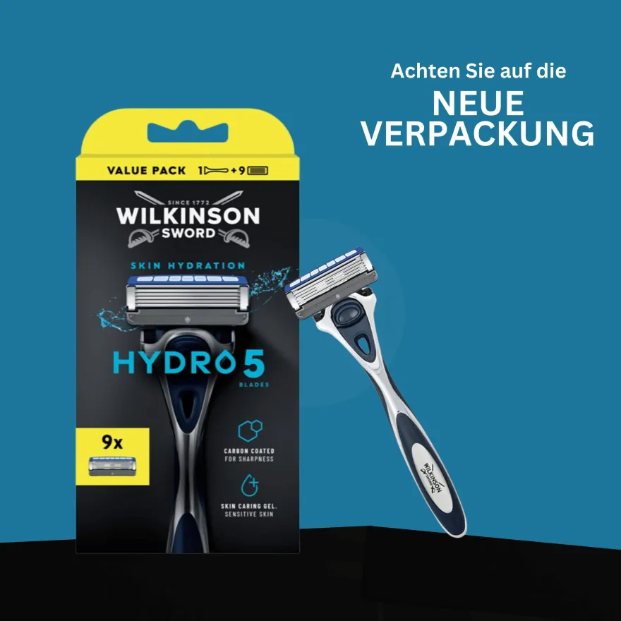 Wilkinson Sword Hydro 5 Skin Hydration Rasierer + 9 Ersatzklingen