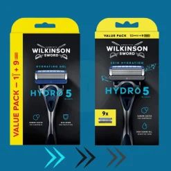 Wilkinson Sword Hydro 5 Skin Hydration Rasierer + 9 Ersatzklingen