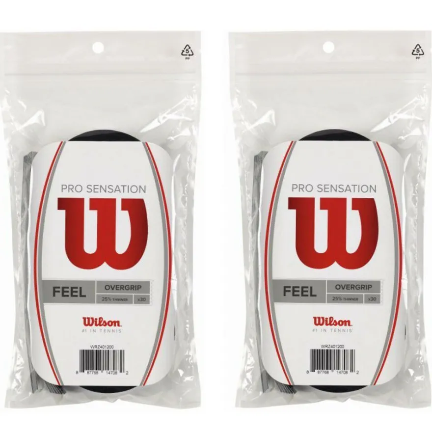 Wilson Pro Overgrip Sensation 2 x 30 Griffbänder für Tennis Grips