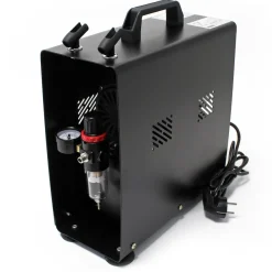 Wiltec Airbrush Einzylinderkompressor AF186A Lufttank 4bar Abschaltautomatik