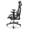 Wiltec Ergonomischer Bürostuhl Kopfstütze 150kg Schreibtischstuhl Drehstuhl