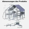 Wiltec Freilaufgehege Katzen 210x187x187cm Katzenfreigehege Holz Außengehege