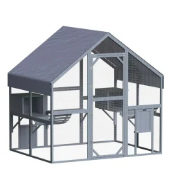 Wiltec Freilaufgehege Katzen 140x187x187cm Katzenfreigehege Holz Außengehege