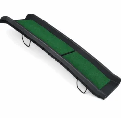 Wiltec Hunderampe 155x40cm 75kg faltbar Kunstrasen Einstiegshilfe Autorampe Hund