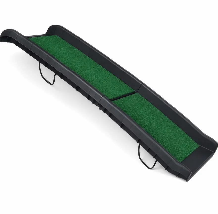 Wiltec Hunderampe 155x40cm 75kg faltbar Kunstrasen Einstiegshilfe Autorampe Hund