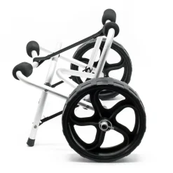 Wiltec klappbarer Alu Transportwagen 68 kg Kanuwagen Kajakwagen Surfwagen SUP