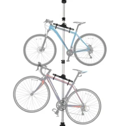 Wiltec Teleskop Fahrradhalterung 2 Fahrräder 160-340cm 40kg Hängesystem Ständer