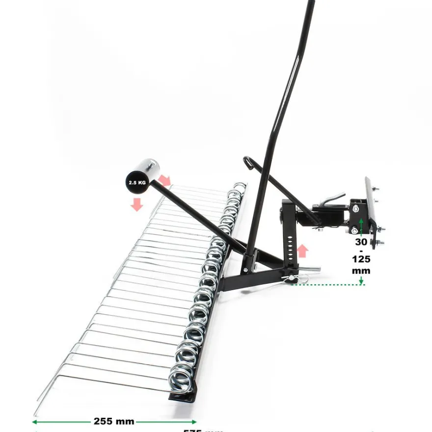 Wiltec Vertikutierer 120cm für Aufsitzmäher Rasenlüfter Rasenpflege Rasentraktor