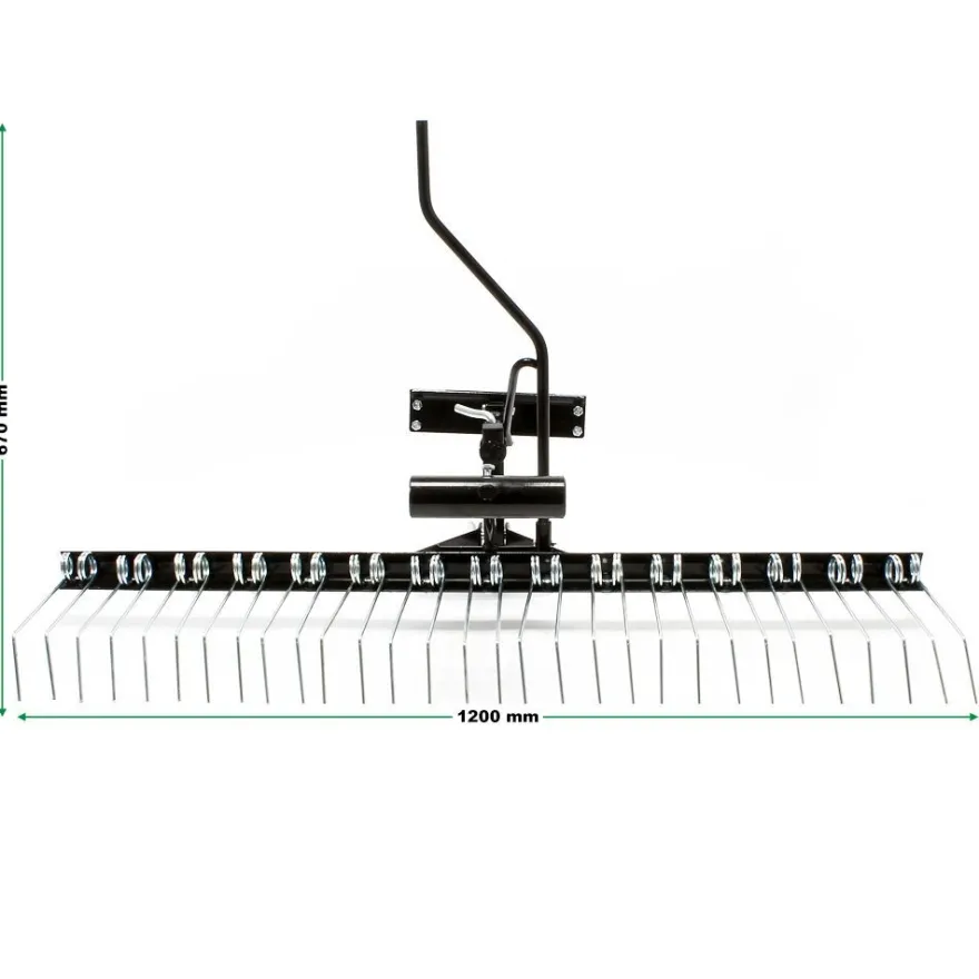 Wiltec Vertikutierer 120cm für Aufsitzmäher Rasenlüfter Rasenpflege Rasentraktor