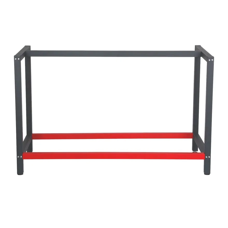 Wiltec Werkbank Gestell 125x57x81cm Stahl Werkbankgestell Tischgestell Werktisch