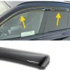 Windabweiser Skoda Octavia Combi (5E) 2012-12/2019 vorne + hinten inkl. ABE (schwarz)