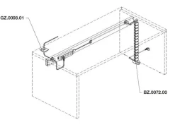 Winkelschreibtisch SILE mit Wangengestell 180/200 x 180 x 74 cm