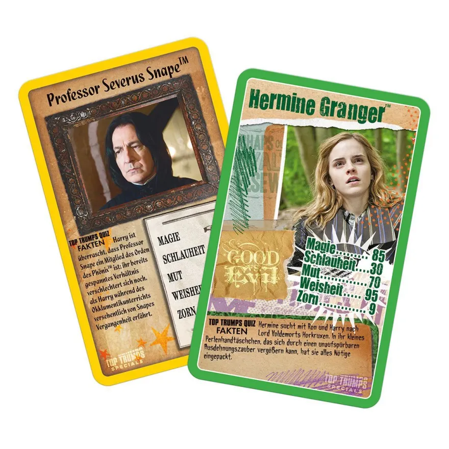 Winning Moves Battle Mat - Harry Potter inkl. drei Top Trumps Kartenspiel Matte