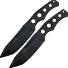 WithAmour Aces 2-teiliges Outdoormesser Wurfmesser Set Nylonscheide ( + 18)