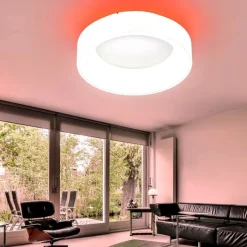 WOFI Cameron 147 RGB LED Decken Lampe Leuchte FB Ø45 cm 26W 2100L 5500K Weiß