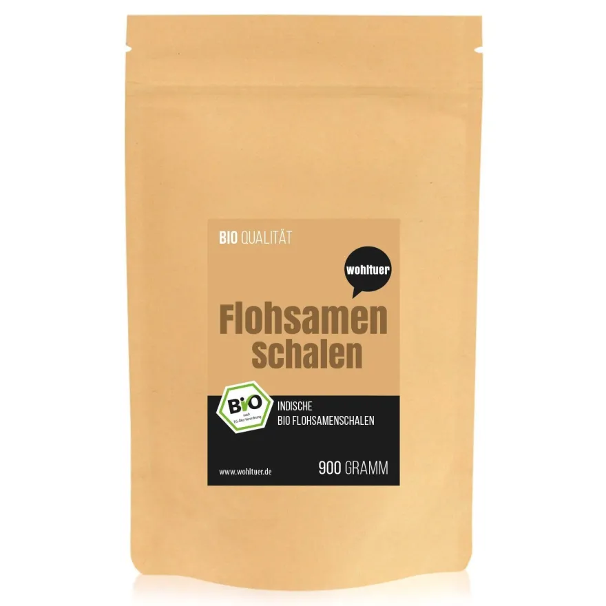 Wohltuer Bio indische Flohsamenschalen - 900g