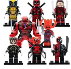 Wolverine Multiverse Varianten Minifiguren-Set 1 mit Waffenzubehör