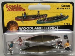 Woodland Scenics A1918 Kanu fahren, Figuren H0 (1:87)