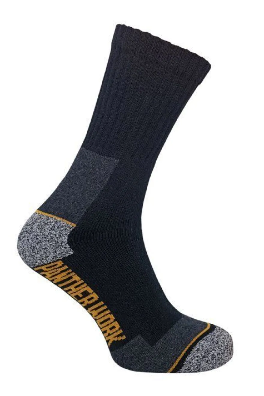 Worker-Socken mit Frotteesohle, verstärkt - 3er Pack