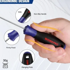 Workpro 4-Teiliges Mini Pick Präzision Automobil Werkzeug Set Entfernen