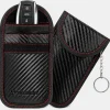 Wozinsky WPB-R14 RFID Blockierhülle Autoschlüssel 14 x 9 cm Schwarz