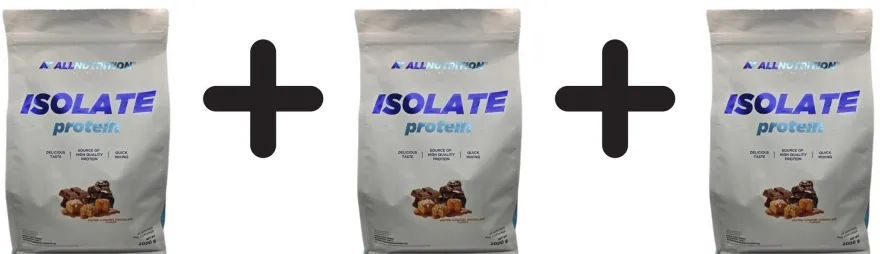 3 x Allnutrition Isolate Protein, Salted Caramel Chocolate - 2000g