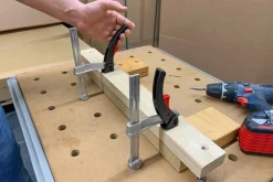 2 x BESSEY Spannelement für Multifunktionstische 150 x 80 mm Zwinge