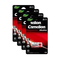 4x Camelion Batterie 6 Volt A11 LR11A 6V 38mAh ø10,3x16,0mm MN11 11A LR11A