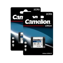 2x Camelion Kamera Spezial 2CR5 Photo Batterie 2CR5 2 CR 5 6V