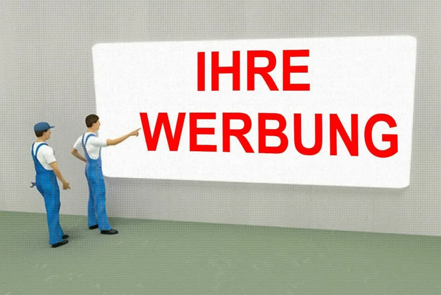 215 x 70 cm Werbeschild Reklameschild Außenwerbung Firmenschild