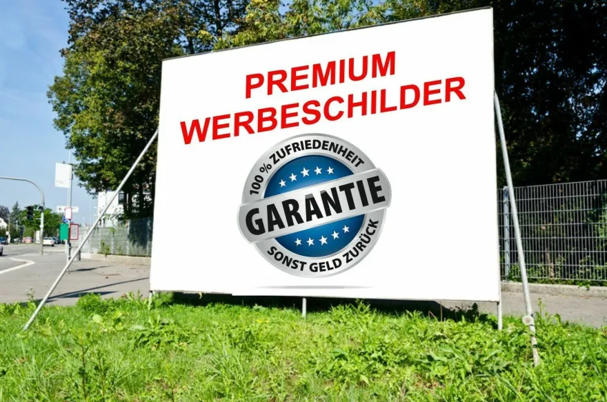 215 x 70 cm Werbeschild Reklameschild Außenwerbung Firmenschild