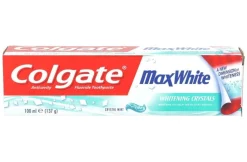 12x Colgate Max White Zahnpasta 100ml Creme Zähneputzen Bakterien Frisch Pflege